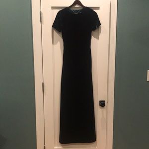 Revelry emerald velvet Naomi bridesmaid/formal dress